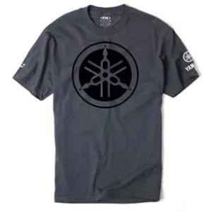 Yamaha Mens Tuning Fork Charcoal Tee