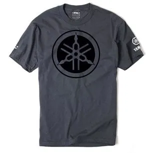 Yamaha Mens Tuning Fork Charcoal Tee