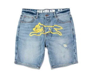 YELLOW JEAN SHORT