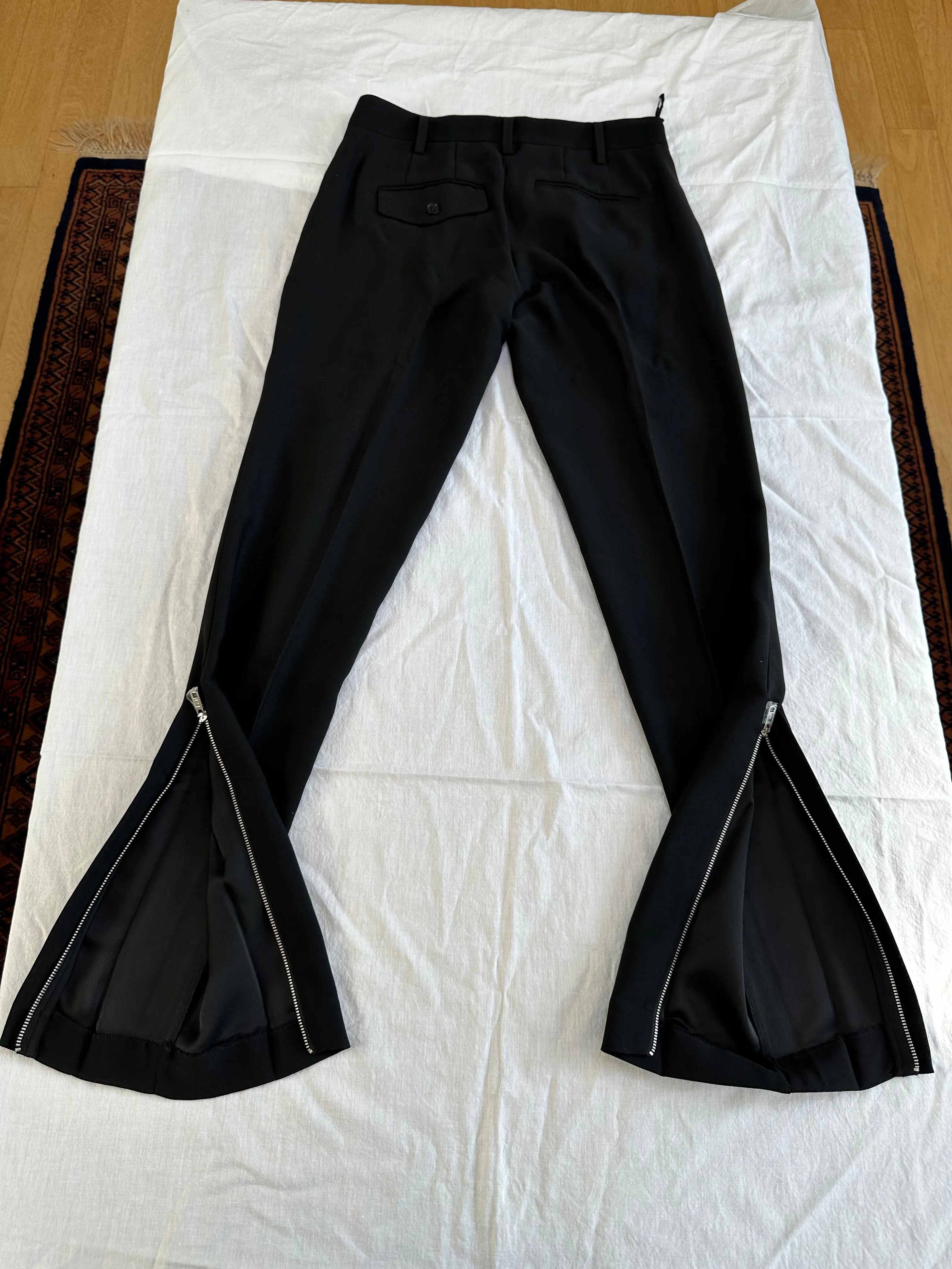Zadig & Voltaire Prune Split Mid-Rise Woven Pants
