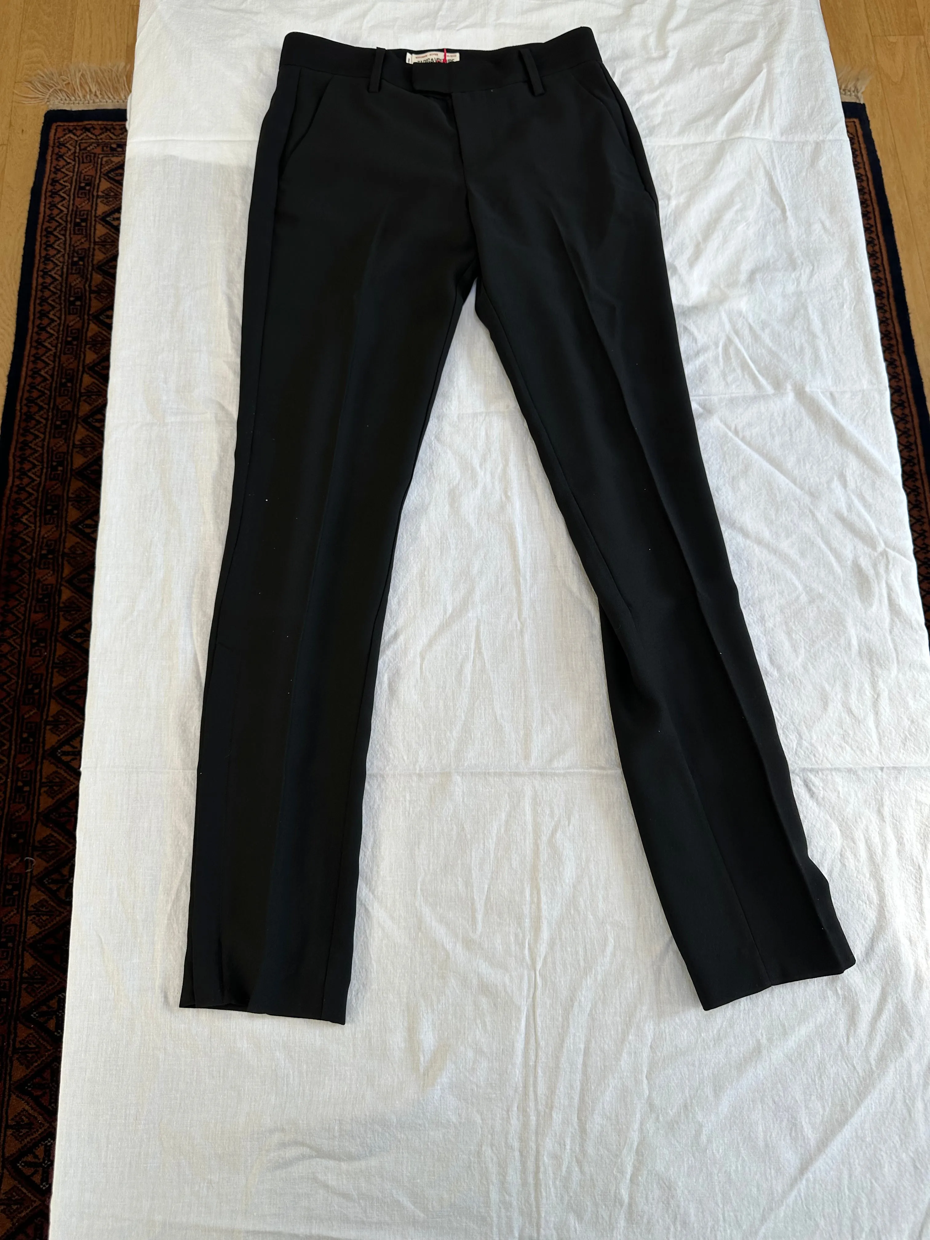 Zadig & Voltaire Prune Split Mid-Rise Woven Pants