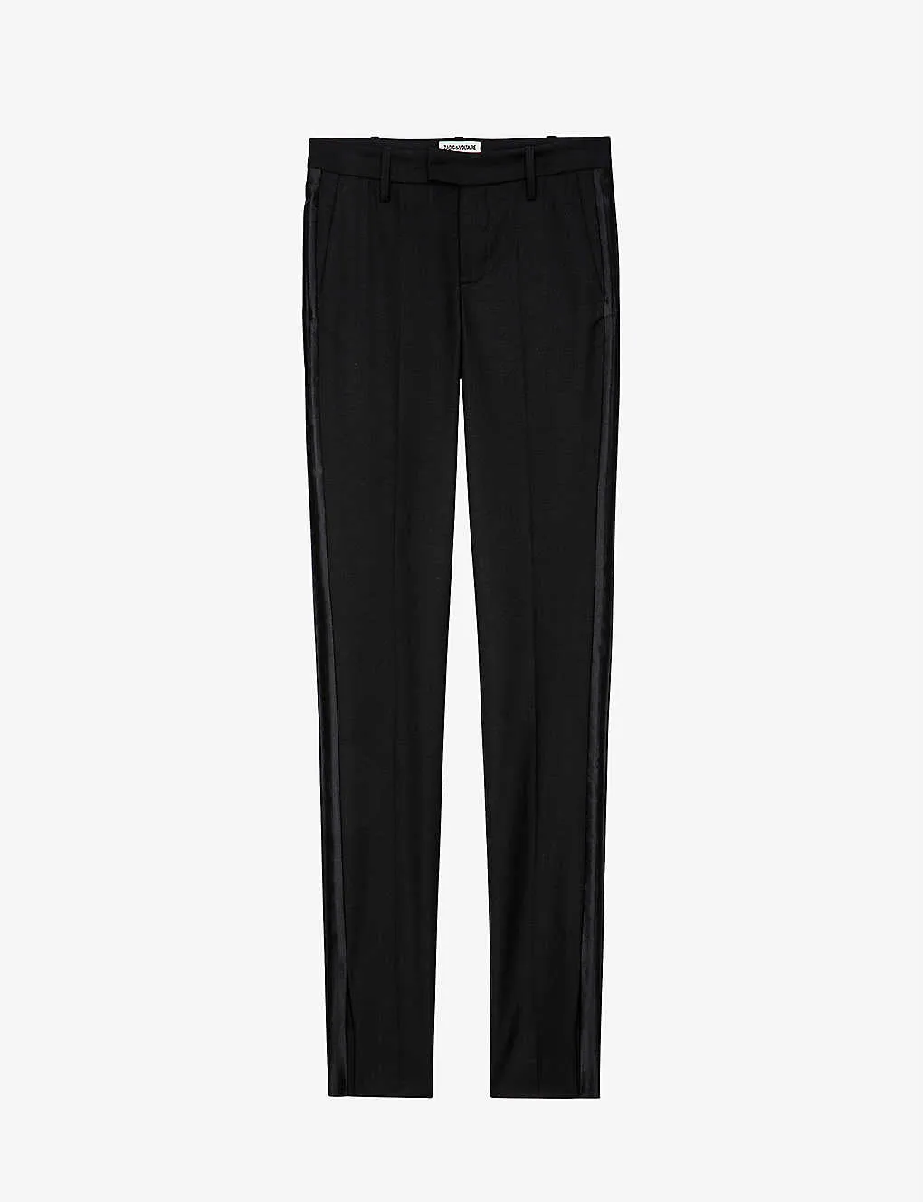 Zadig & Voltaire Prune Split Mid-Rise Woven Pants
