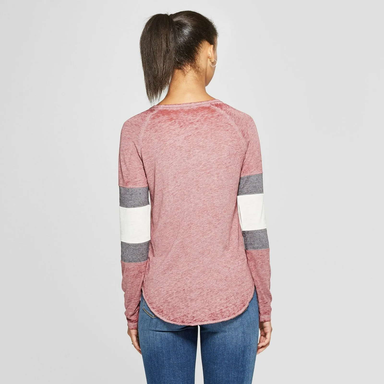 Zoe   Liv Women's Long Sleeve Sundays are for Cuddling Raglan Graphic T-Shirt